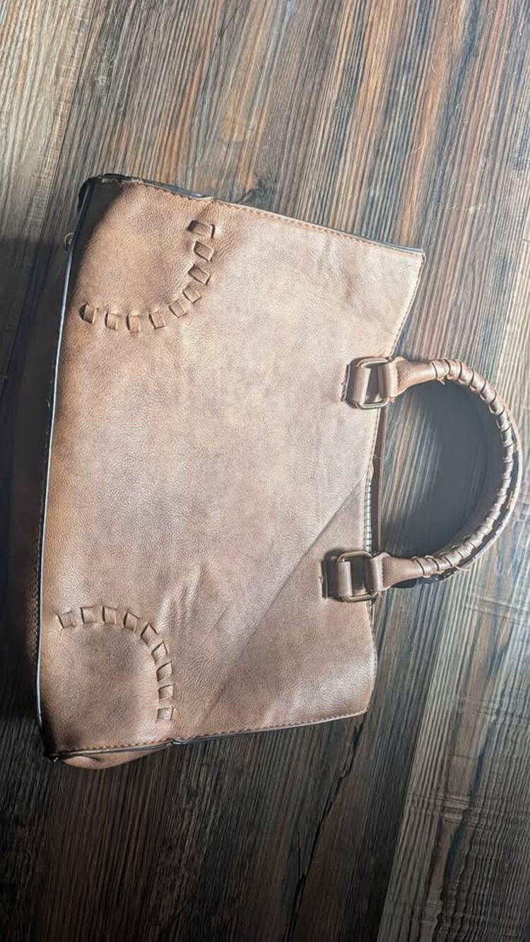 Cato Brown Satchel Handbag